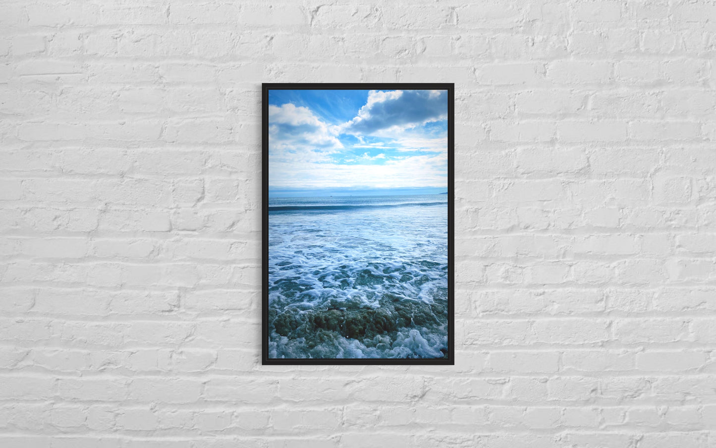 Ocean beach print